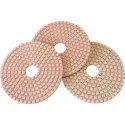 DISQUES POLISSAGE  100mm PADS DIAMANT 3 ETAPES